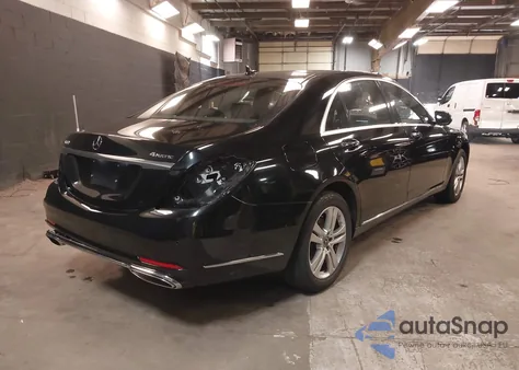 2018 Mercedes-Benz S 450 4Matic из США, поврежденный, VIN WDDUG6EB3JA355434